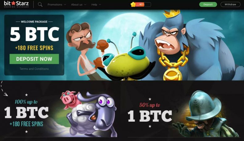 приветственный бонус битстарз