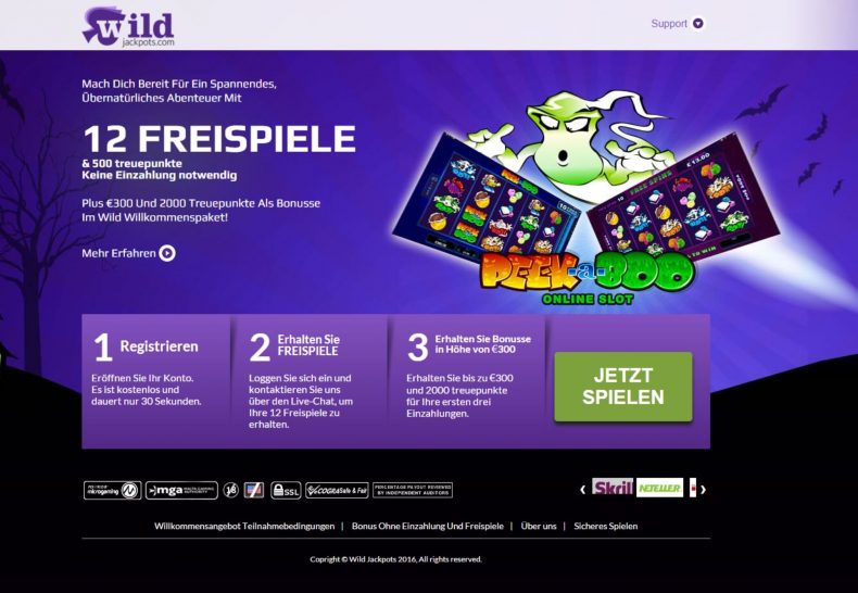 бонусы на сайте казино вилд джекпотс