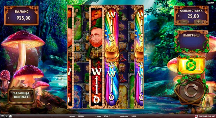 Бонусные опции и их особенности O’Bryans’ Funland