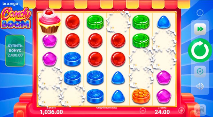 Бонусы и их особенности Candy Boom