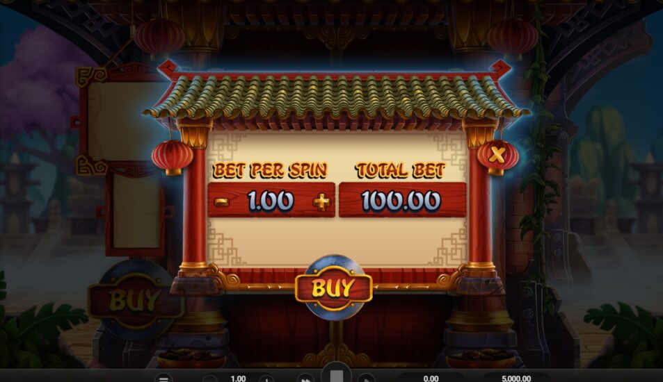 Оформление игрового автомата Tiger Kingdom