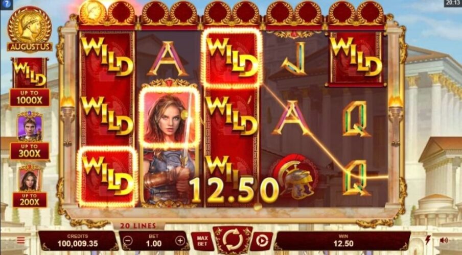 Символы слота Augustus