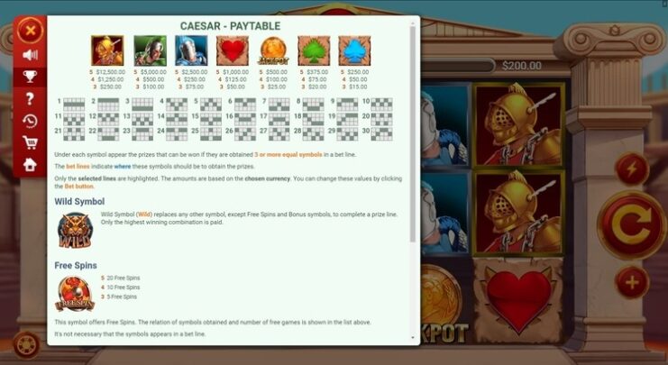 Техническая часть игры Caesar