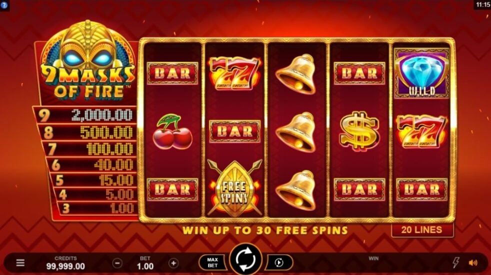 Технические характеристики игры 9 Masks of Fire