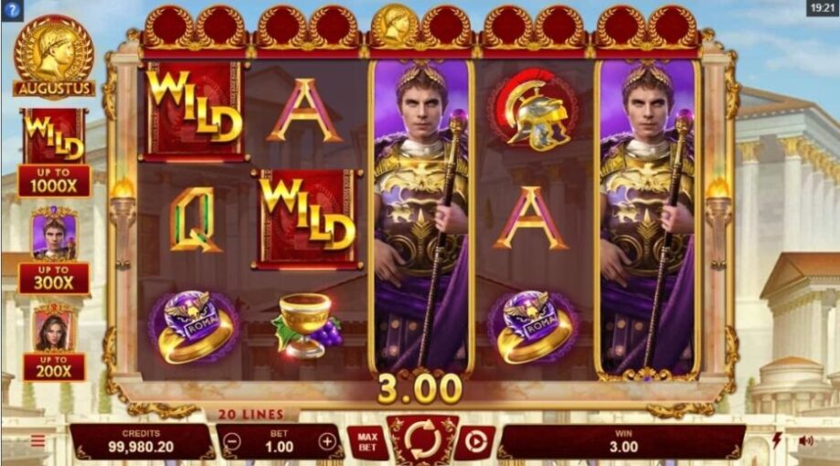 Внешний вид автомата Augustus