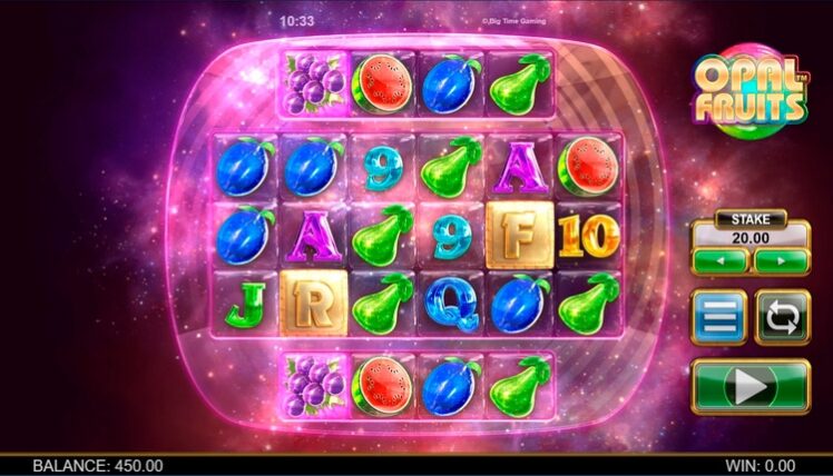 Внешний вид автомата Opal Fruits