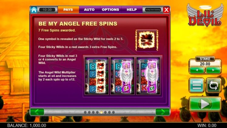 Встроенные бонусы Lil Devil