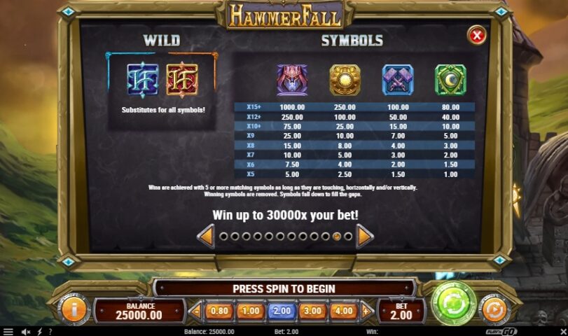 Бонусные символы HammerFall