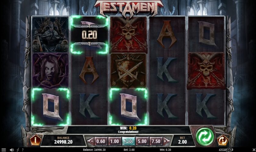 Бонусы Testament