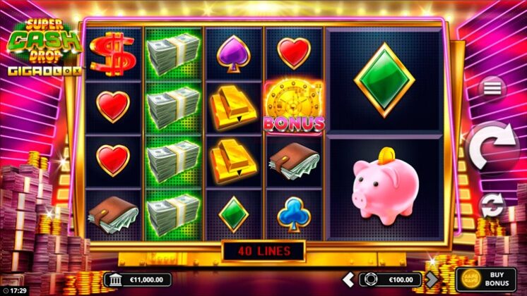 Дизайн Super Cash Drop