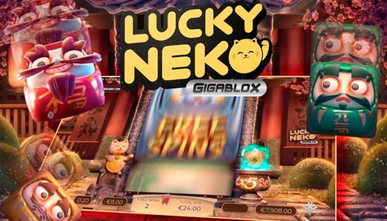 Игровой слот Lucky Neko Gigablox