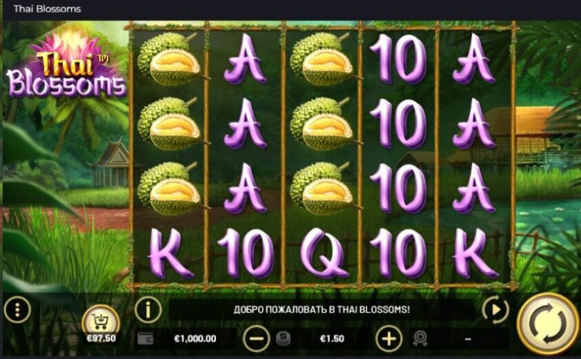 Оформление автомата Thai Blossoms