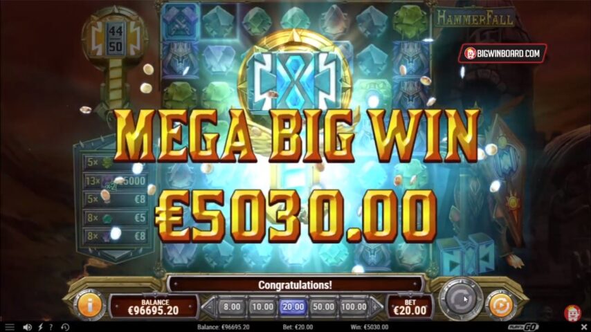 Оформление игрового автомата HammerFall HammerFall