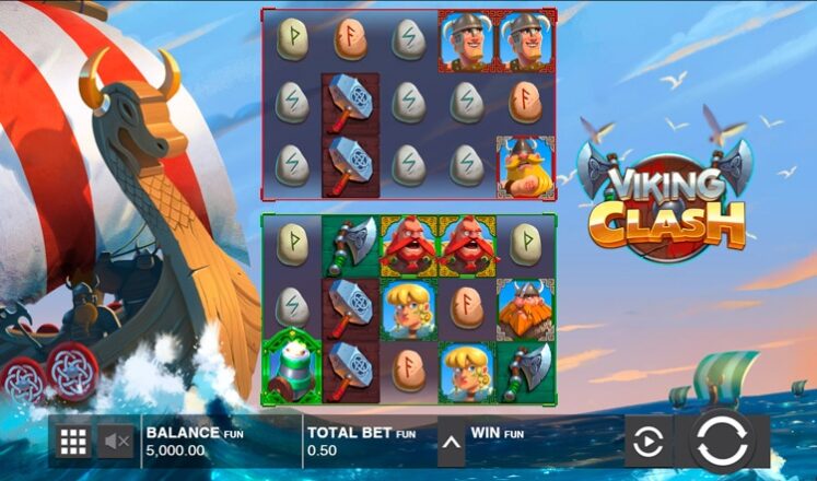 Оформление игры Viking Clash