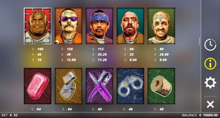 Символы San Quentin xWays