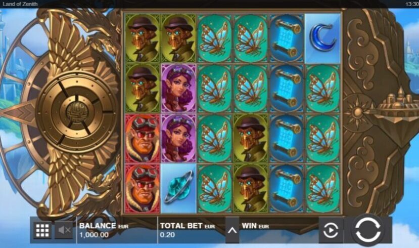 Внешний вид автомата Land of Zenith