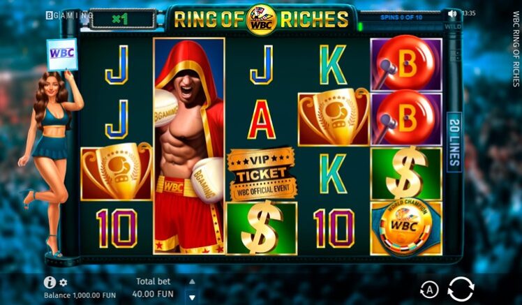 Внешний вид автомата WBC Ring of Riches