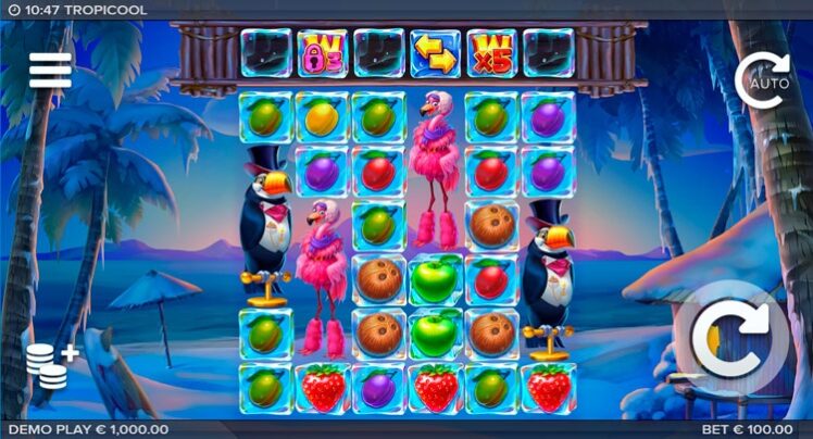 Дизайн Tropicool слот