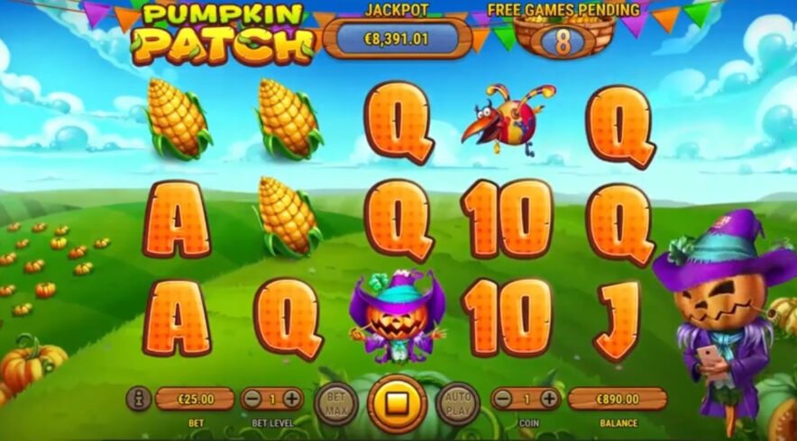 Внешний вид игры Pumpkin Patch