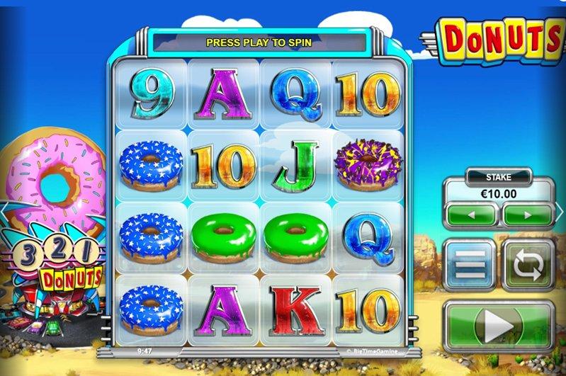 Дизайн слота Donuts
