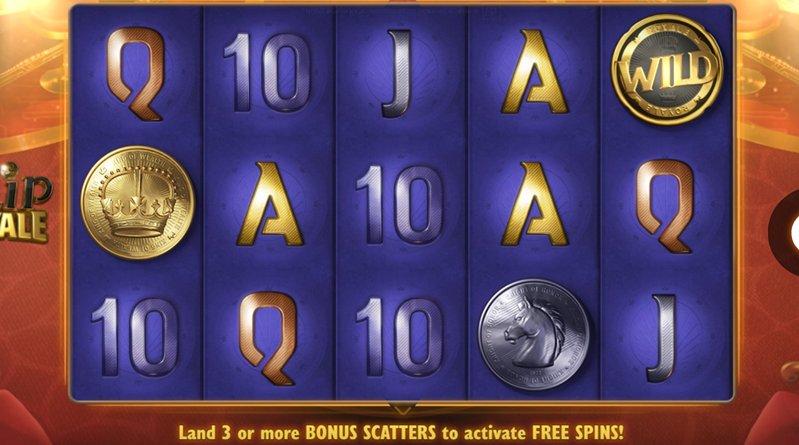 Дизайн слота Flip Royale