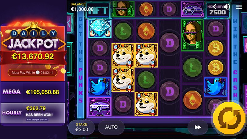 Дизайн слота NFT MegaWays