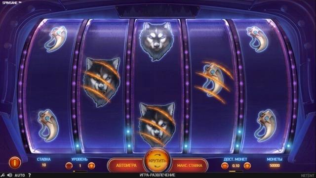 Геймплей слота Spinsane 