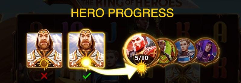 Герои слота The King of Heroes