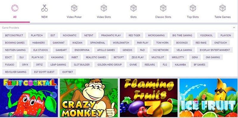 Слоты казино Vivaro