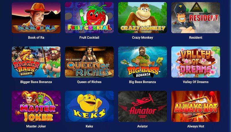 Слоты казино Vulkan