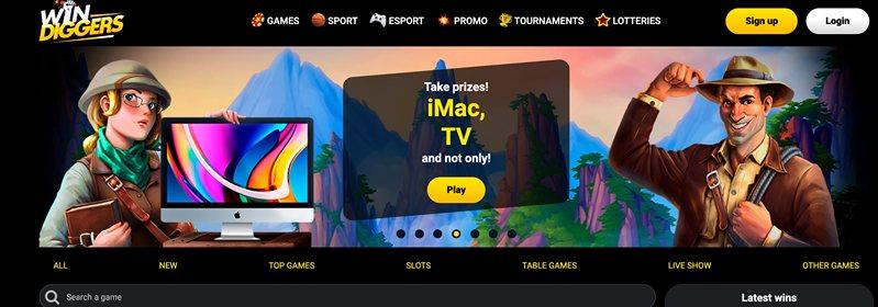 Win Diggers зеркало