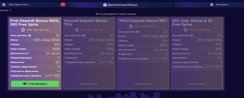 Win Tomato казино бонусы