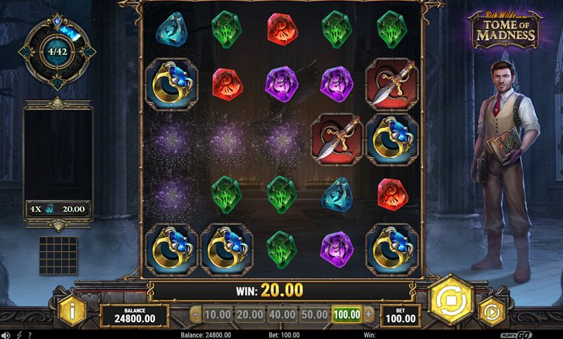 Барабаны слота Rich Wilde 