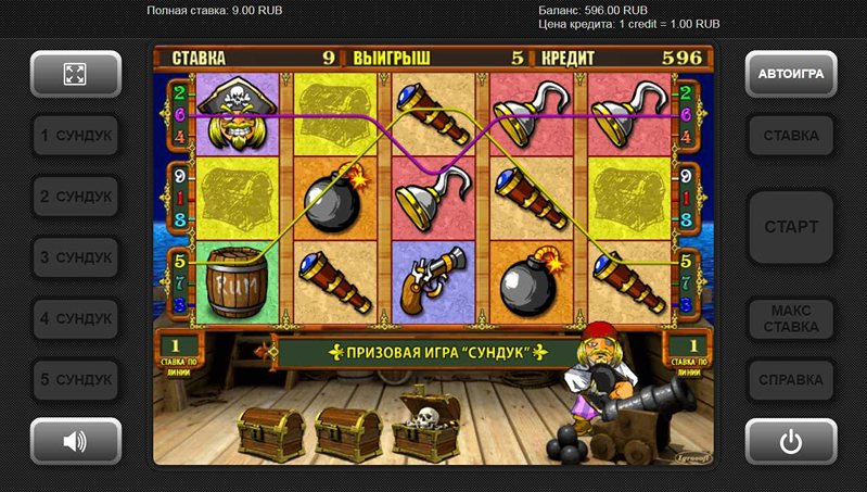 Мини-игра слота Pirate 2