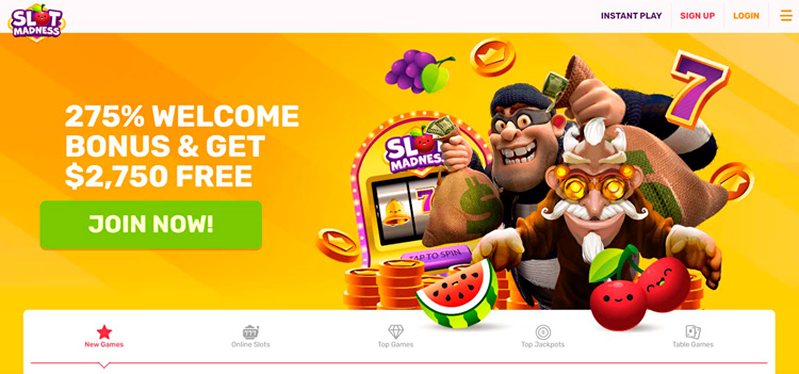 Сайт казино Slot Madness