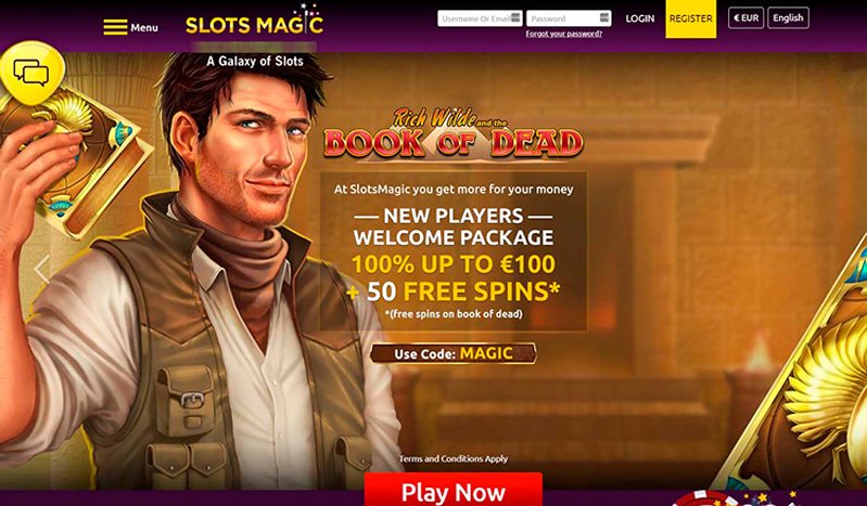 Сайт казино Slots Magic