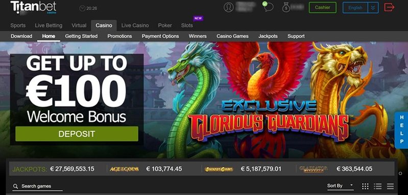 Сайт казино Titanbet