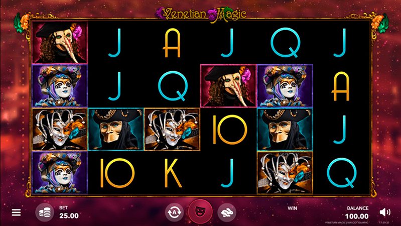 Дизайн слота Venetian Magic