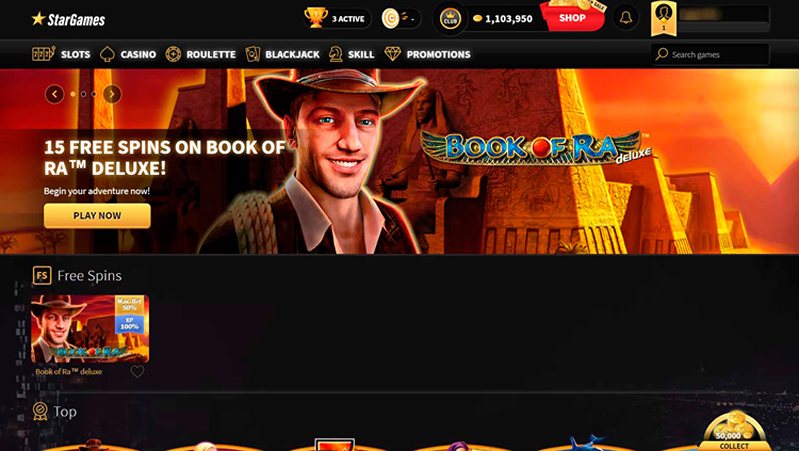 Сайт казино Stargames